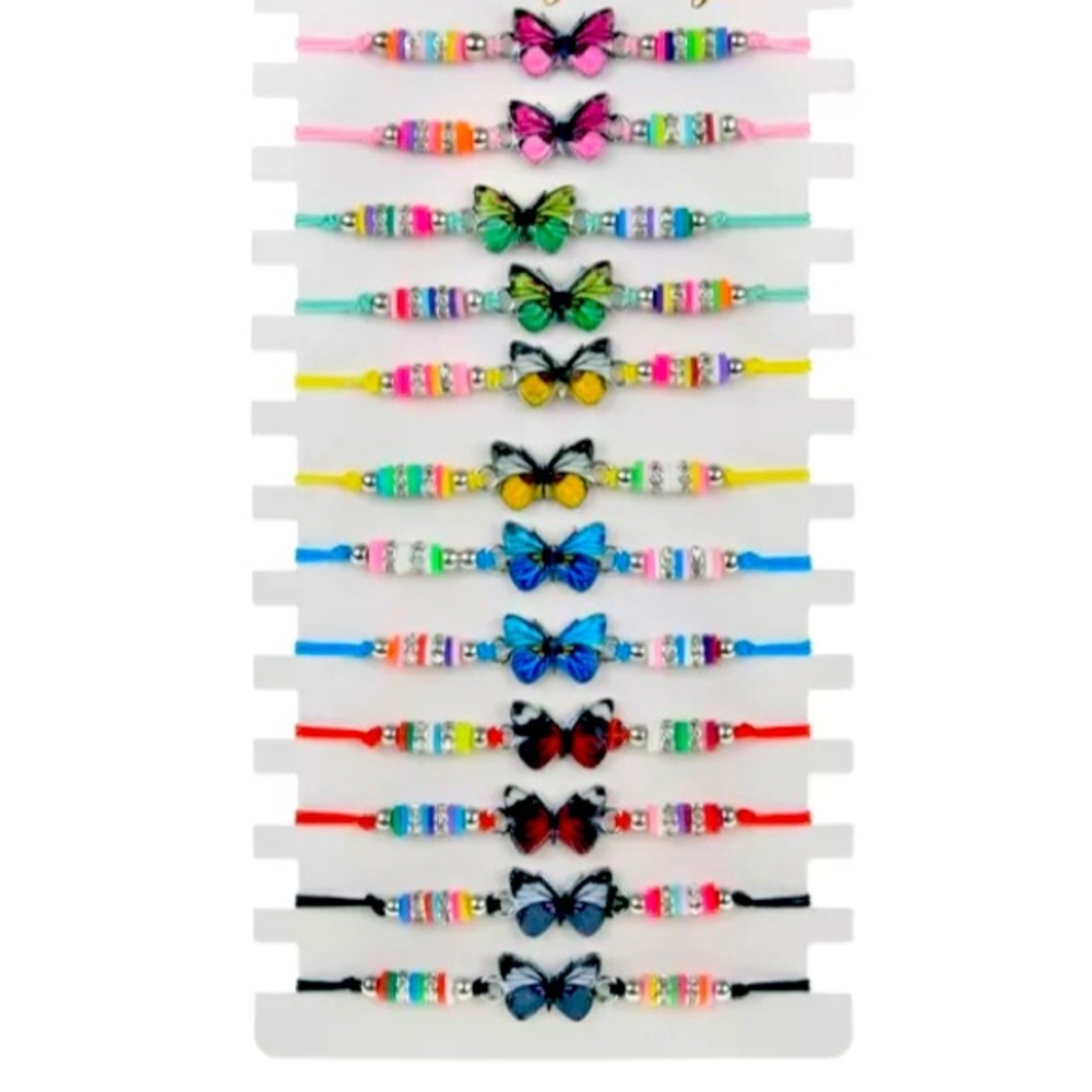 Butterfly bracelet adjustable
